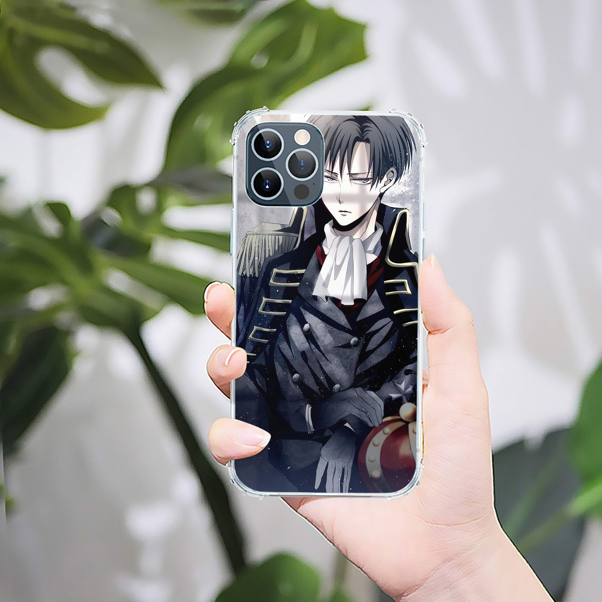 （画像用） 進撃の巨人 Attack on Titan 【iPhone 12シリーズ対応】透明スマホケース（クリアソフトケース）